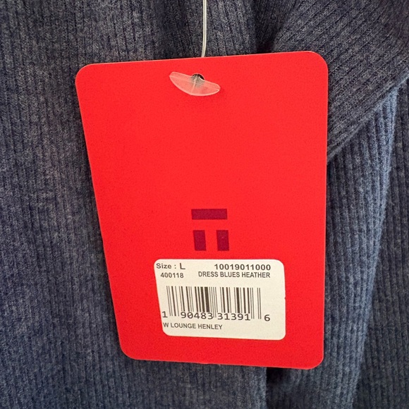 Tommy John Women's Downtime Henley long sleeve pajama sleep top, Size Large, NWT - Picture 6 of 10